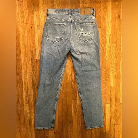 H&M &Denim Ripped Low-Rise Boyfriend Jeans (Size 2) - Picture 7 of 14